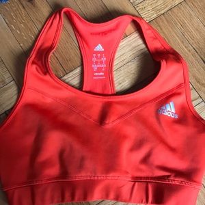 Adidas Orange Sports Bra